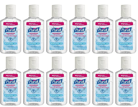 Purell Advanced Hand Sanitizer Gel 1 oz. (12 Pack)