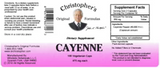 Christopher's Original Formulas Cayenne Pepper 100 Vegetarian Capsules (2 Pack) - Biosource Nutrition