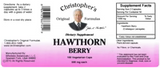 Christopher's Original Formulas Hawthorn Berry Vegetarian Capsules (2 Pack) - Biosource Nutrition