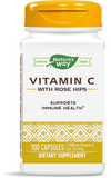 Nature's Way Vitamin C 1000 with Rose Hips 100 Capsules