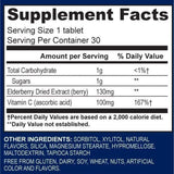 Sambucol Black Elderberry Original Formula 30 Chewable Tablets and Biosource Nutrition Pocket Pill Pack - Biosource Nutrition