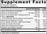 Jarrow Formulas Bone Up 120 Capsules and Biosource Nutrition Pocket Pill Pack - Biosource Nutrition